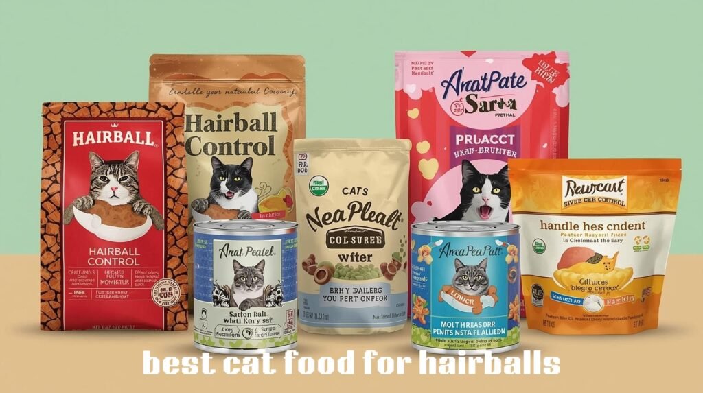 best cat food for hairballs